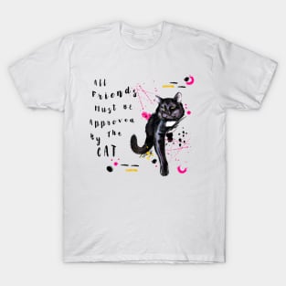 Cat Approval Quote T-Shirt